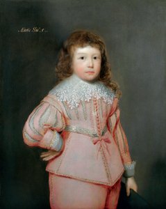 Portrait of a Young Boy Thought to be Lucius Cary, 3rd Viscount Falkland by Cornelius Janssen van Ceulen